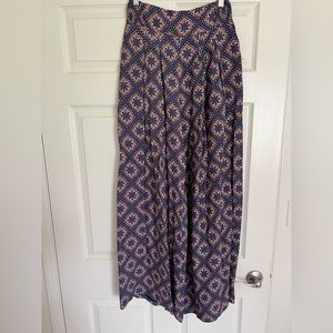 Anthropologie flowy wide leg pants